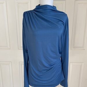 Elegant Blue Women's Top
